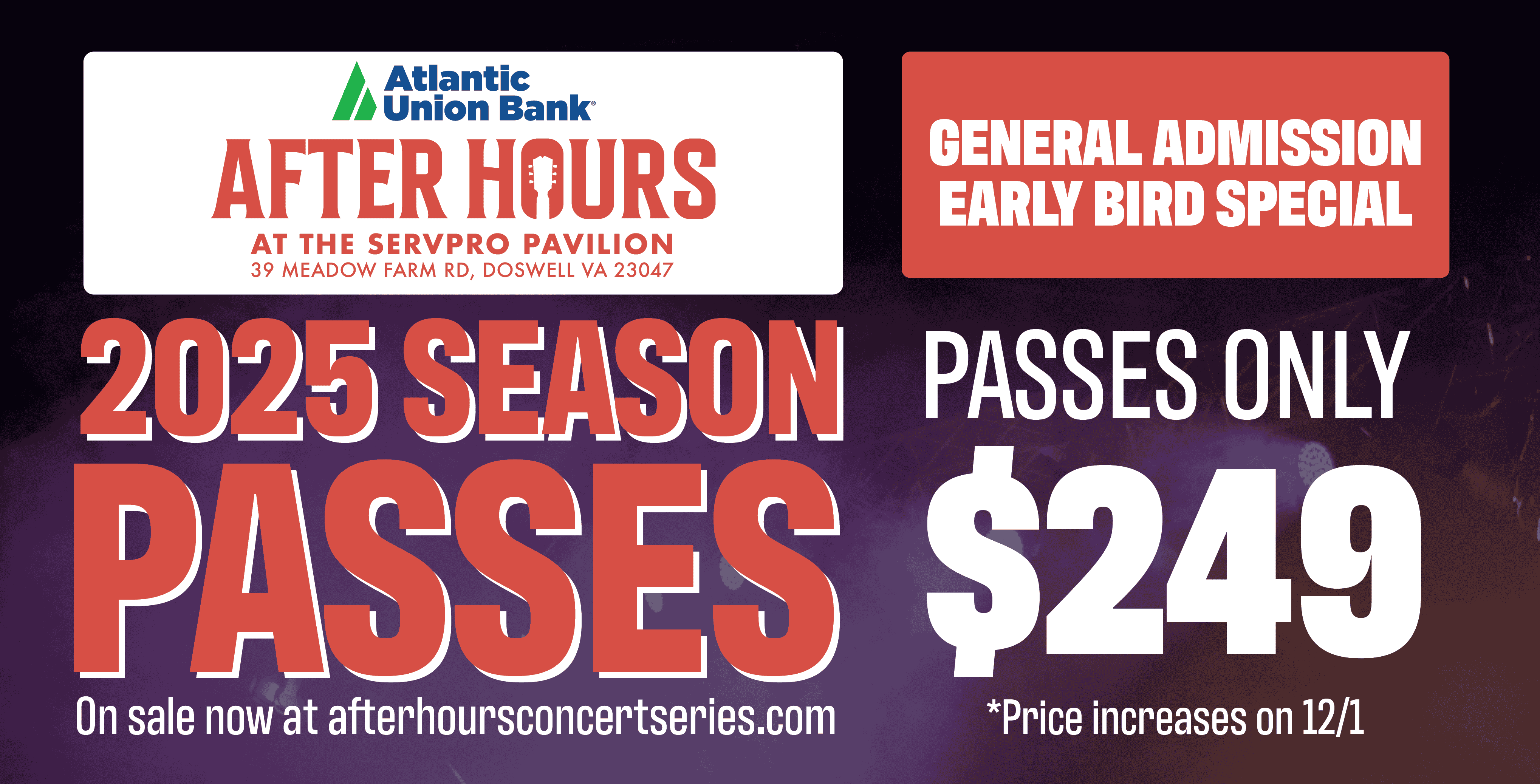Events After Hours Concerts Central, VA